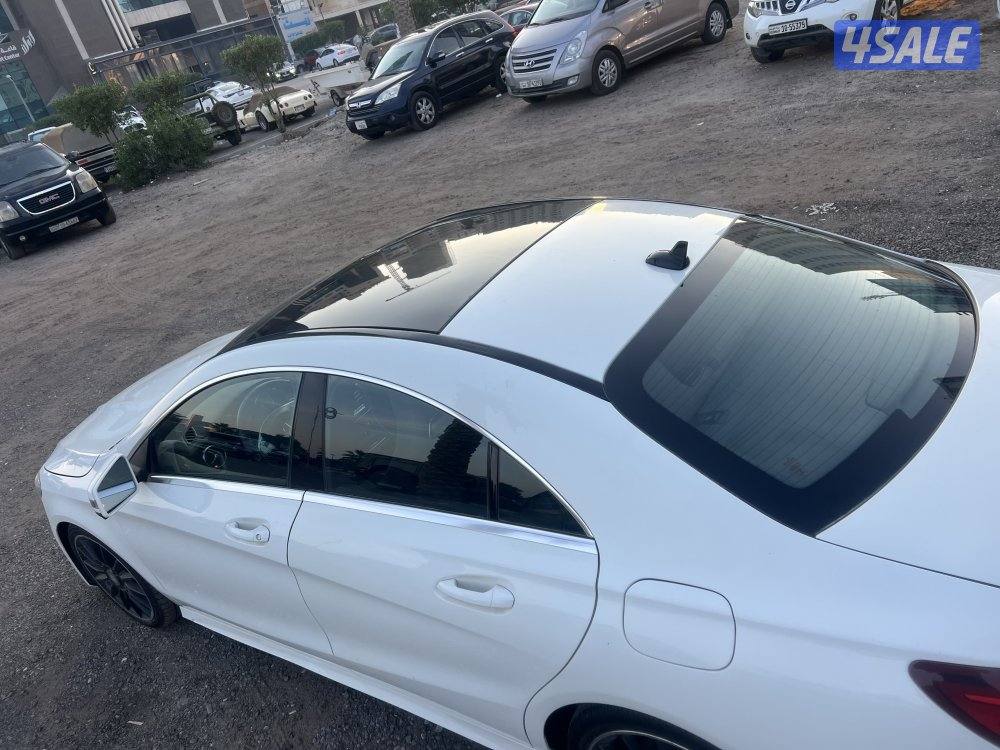 مرسيدس CLA 250 ابيض 2017 صبغ وكاله بحاله ممتازه13