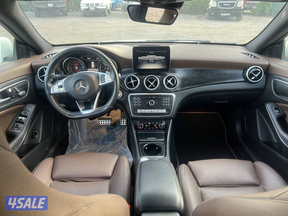 مرسيدس CLA 250 ابيض 2017 صبغ وكاله بحاله ممتازه14