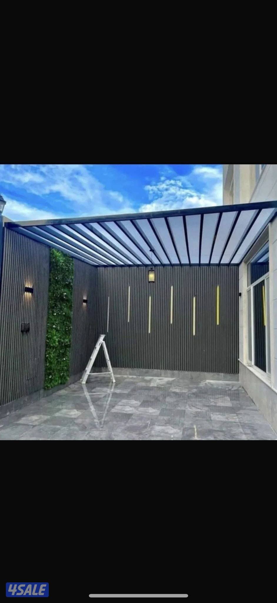 تنسيق حدايق سيراميك سياج تيل ممرات مظلات4