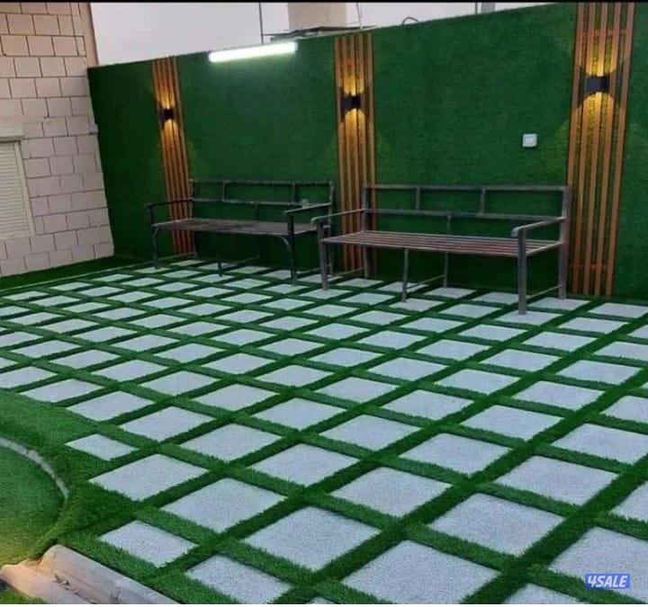 تنسيق حدايق سيراميك سياج تيل ممرات مظلات9