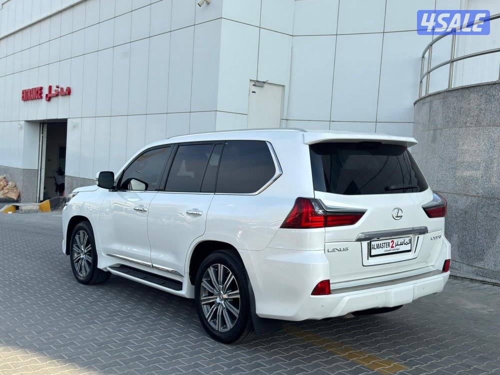 لكزس LX570 وارد الخليج صبغ الوكاله شرط الفحص2