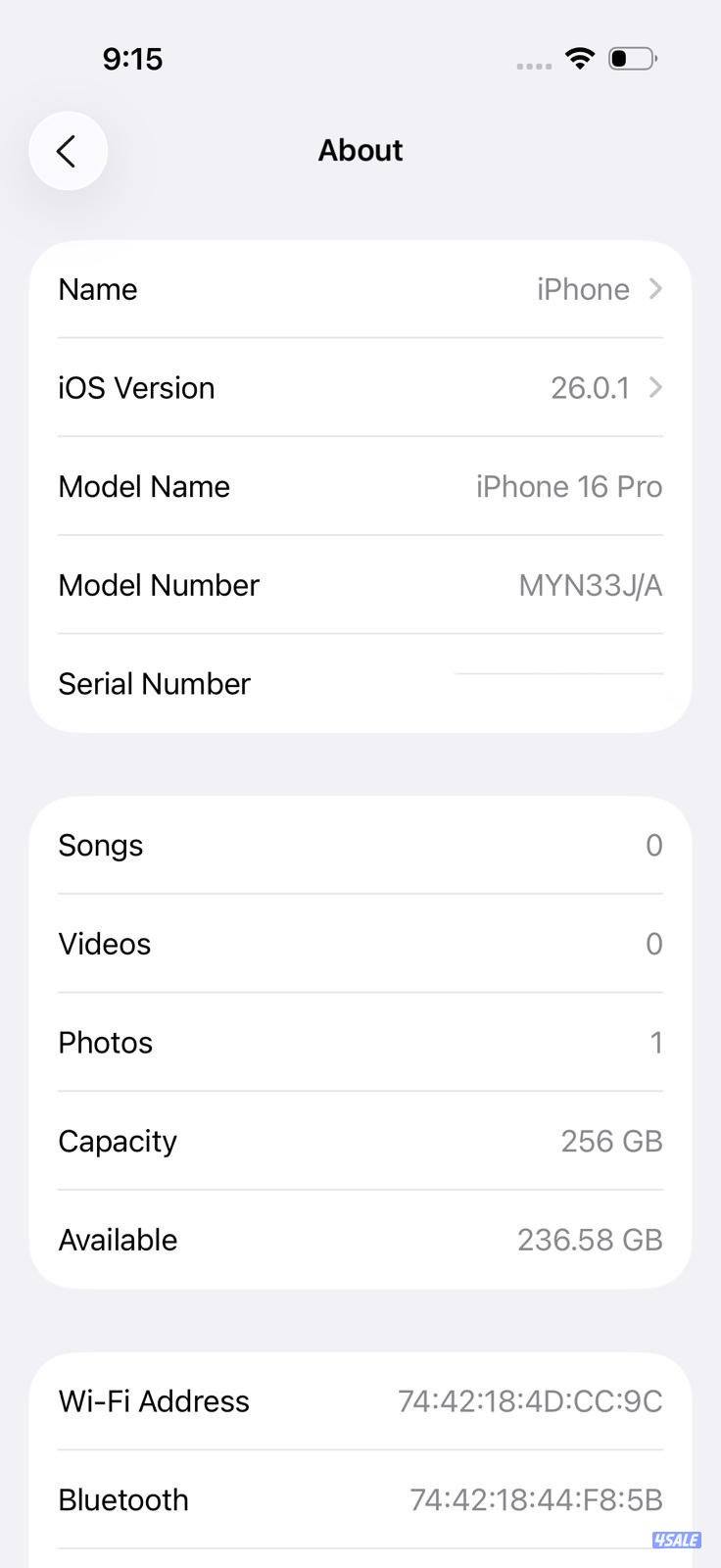 ايفون 16 برو ماكس 512 جيجا تيتانيوم iPhone 16 Pro Max 512GB Natural6