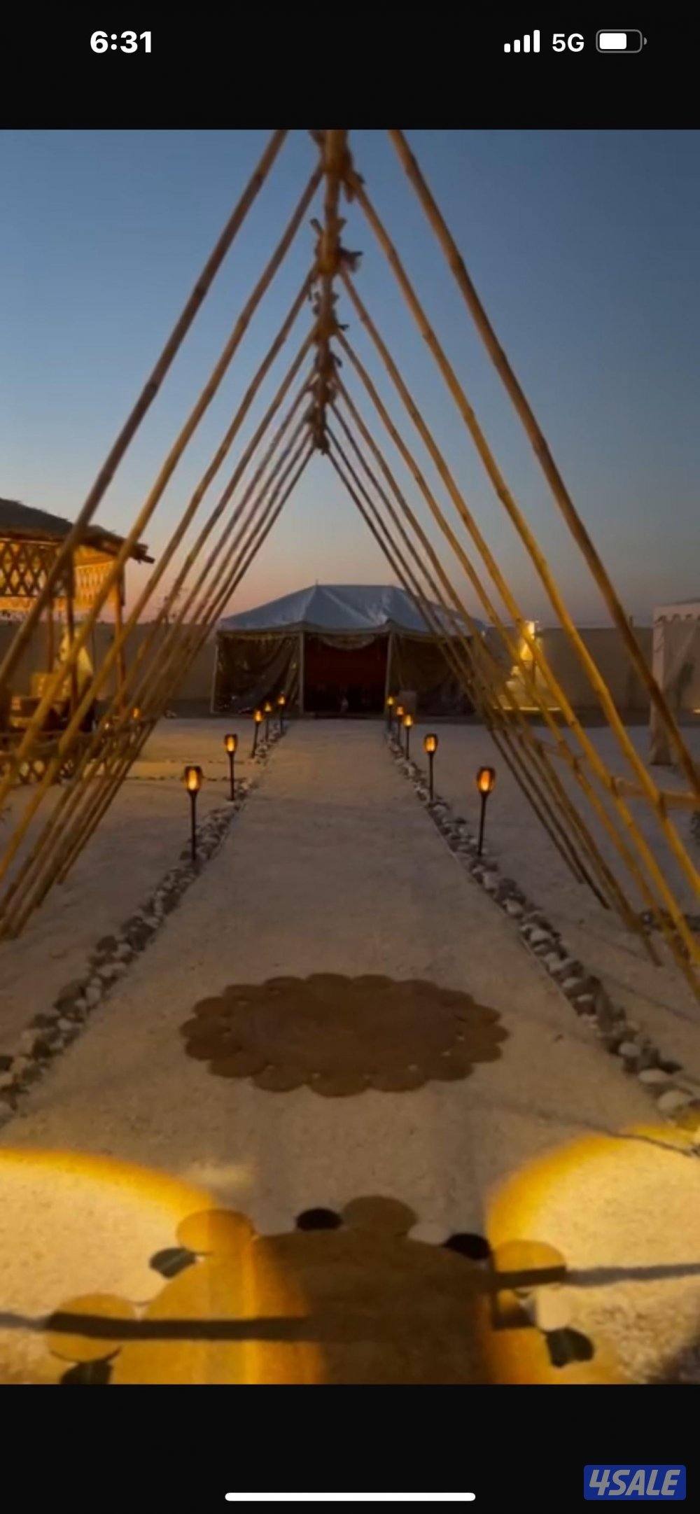 مخيم كاامل للبيع استخدام مووسم واحد فقط كل شي جديد6