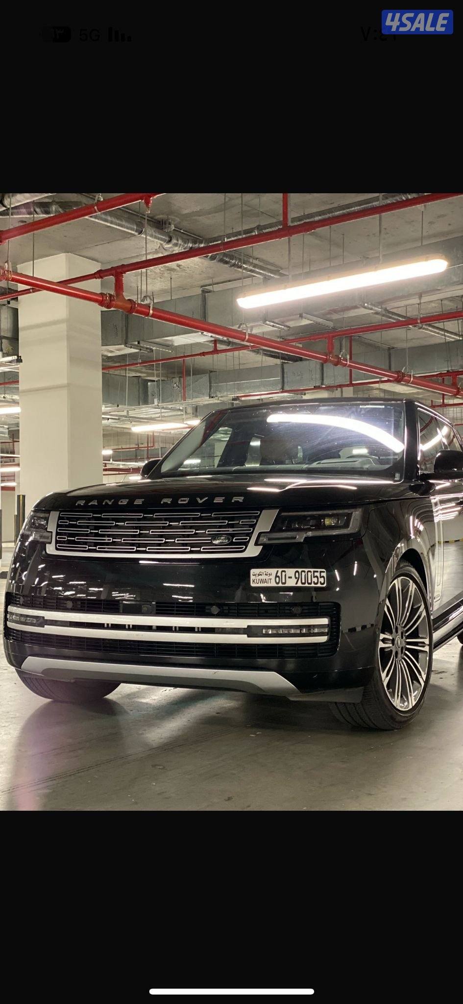 رنج روفر اوتو باي اجرافي مديل ٢٠٢٢ ماشي ٣٤الف اسود داخل تان1