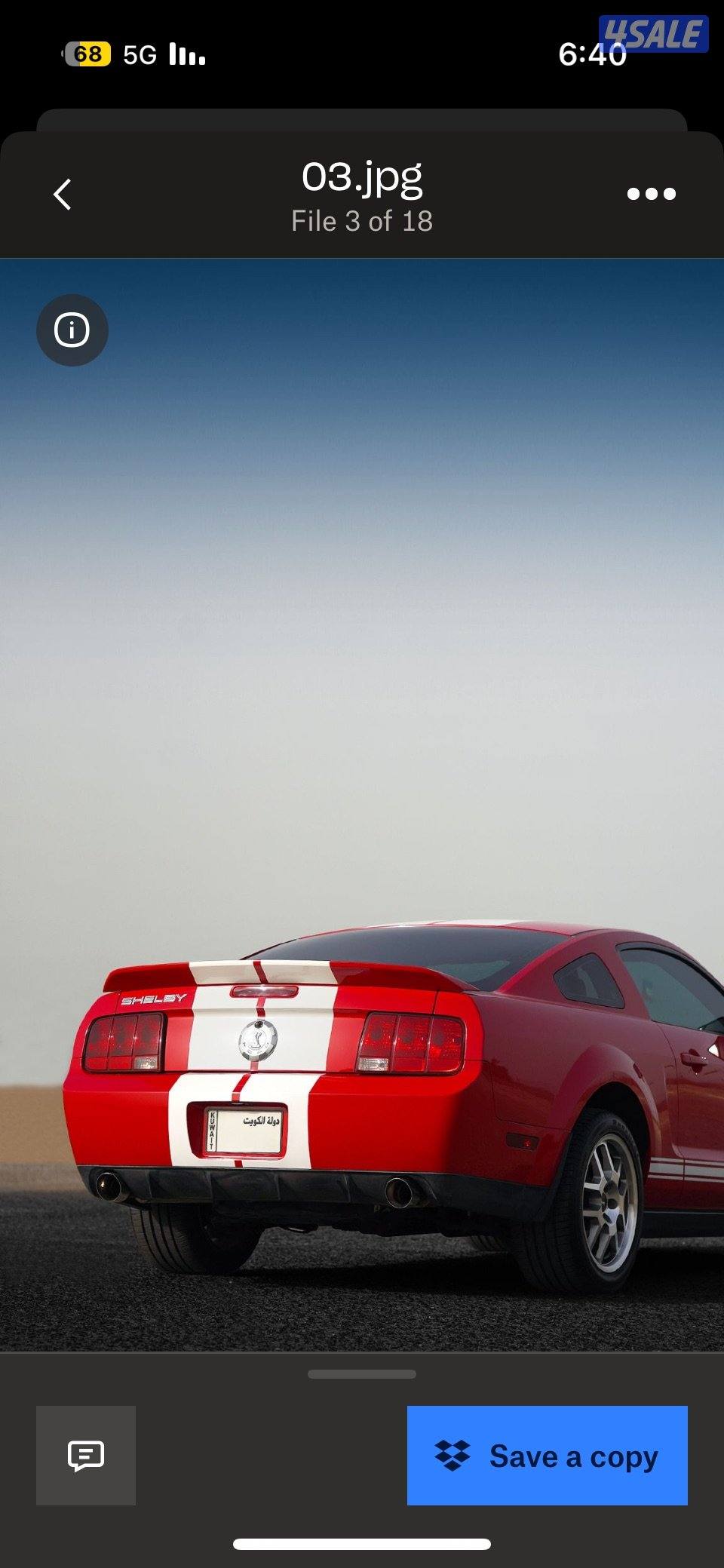 للبيع موستنق شلبي 20076