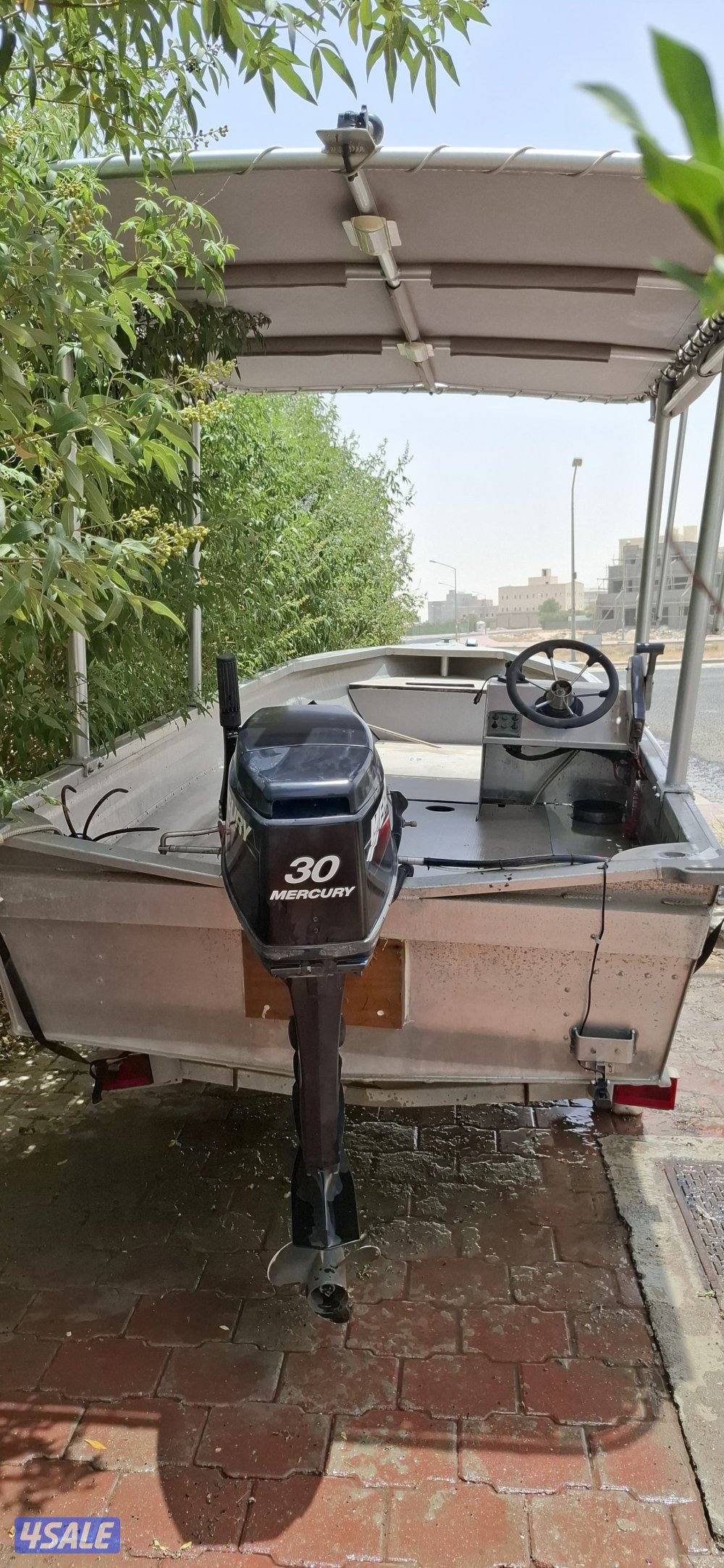 طراد ألمنيوم 16 قدم مظله المنيوم سكان تانكي البانزين تفصال مجدد بلكامل0