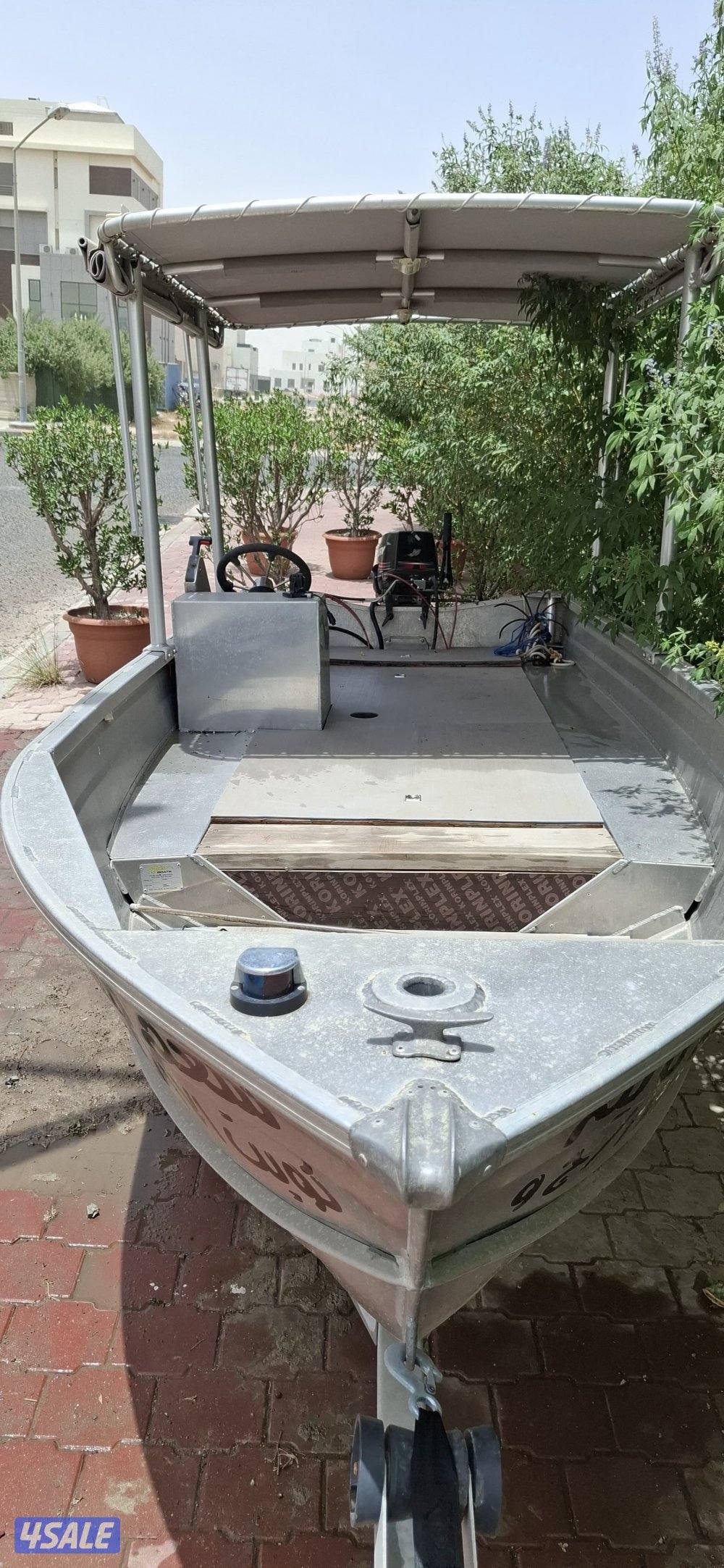 طراد ألمنيوم 16 قدم مظله المنيوم سكان تانكي البانزين تفصال مجدد بلكامل3