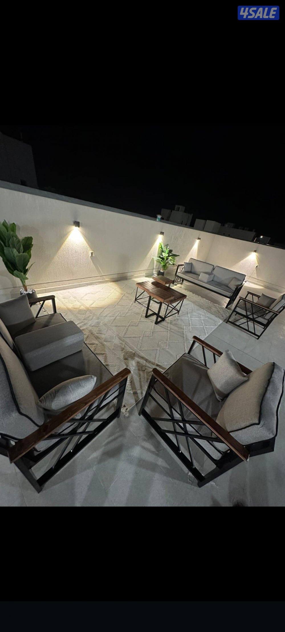 كراسي حديد اطقم خشب سعودية ♦️🇰🇼3