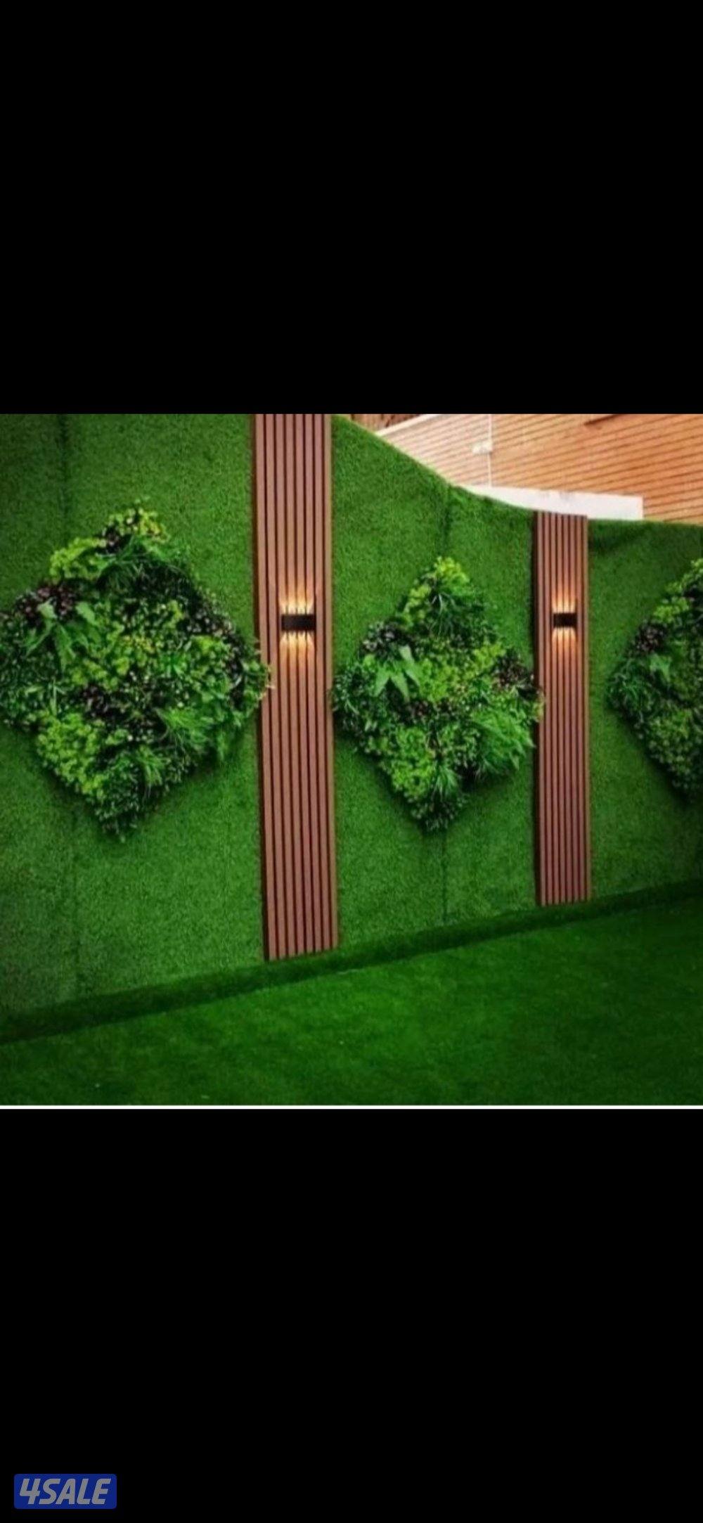 تنسيق حدائق وعمل شلالات ونوفير زراع التيل الطبيعي وتركيب التيل الصناع9