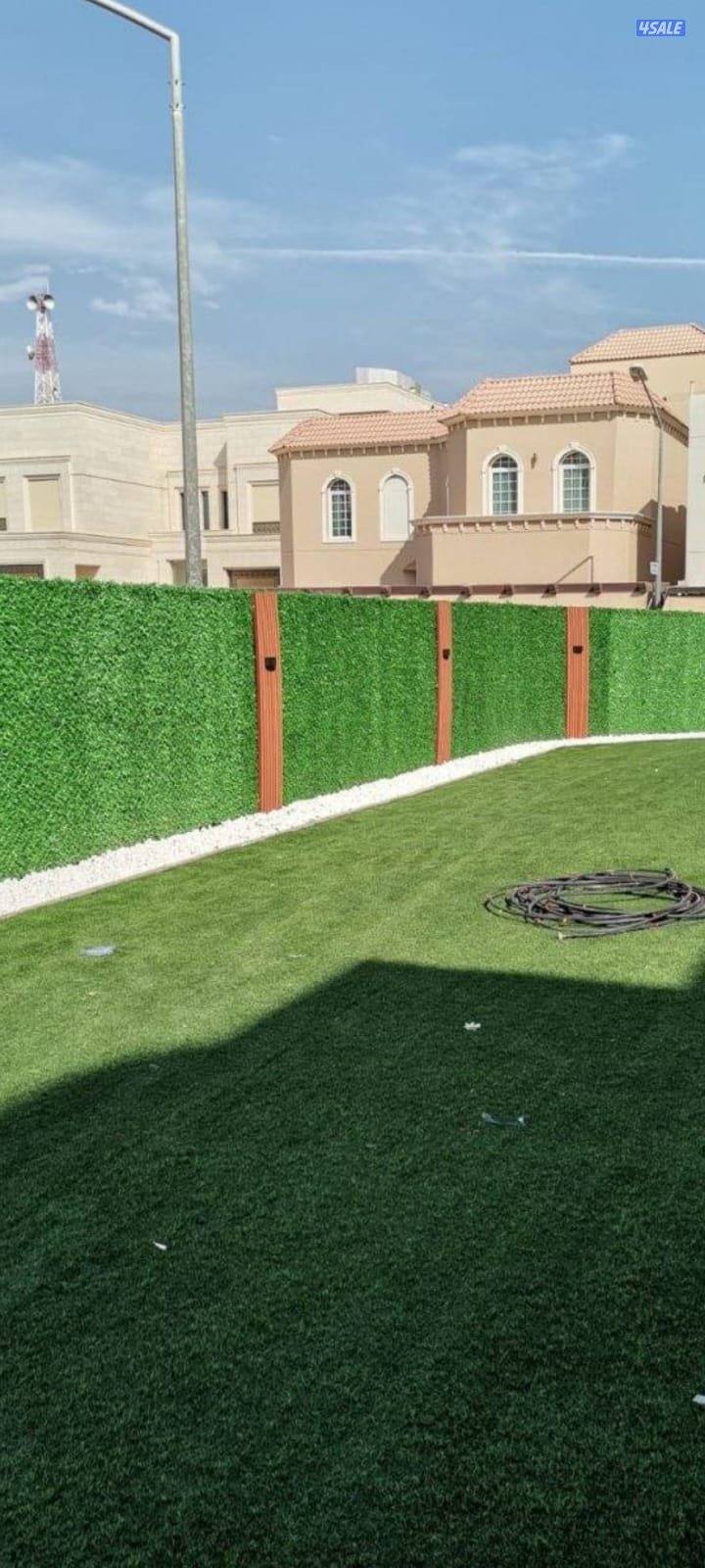 ابو أحمد  لتنسيق الحدائق الداخلية والخارجية مع بديل الخشب والإضاءة3