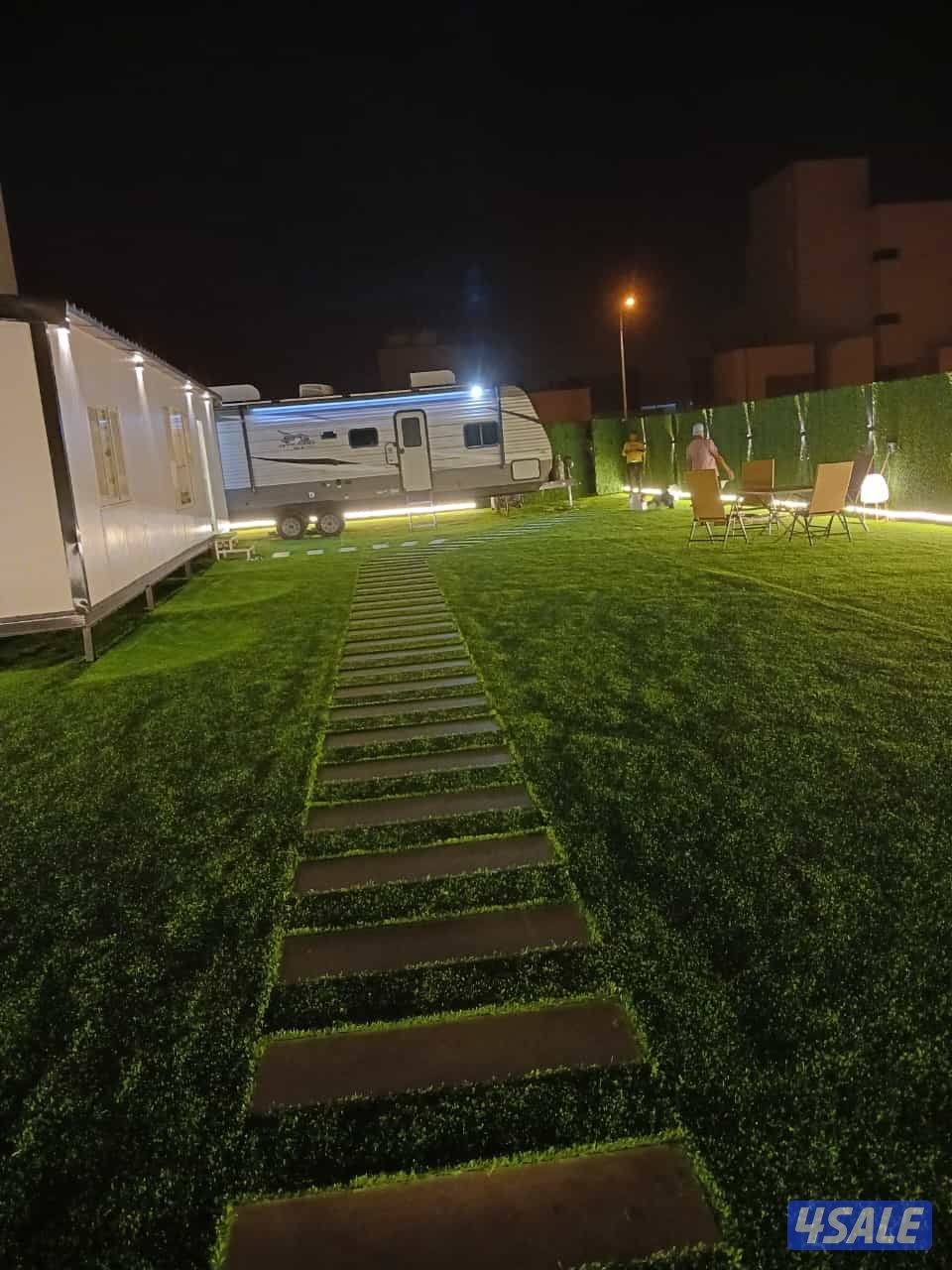 ابو أحمد  لتنسيق الحدائق الداخلية والخارجية مع بديل الخشب والإضاءة7