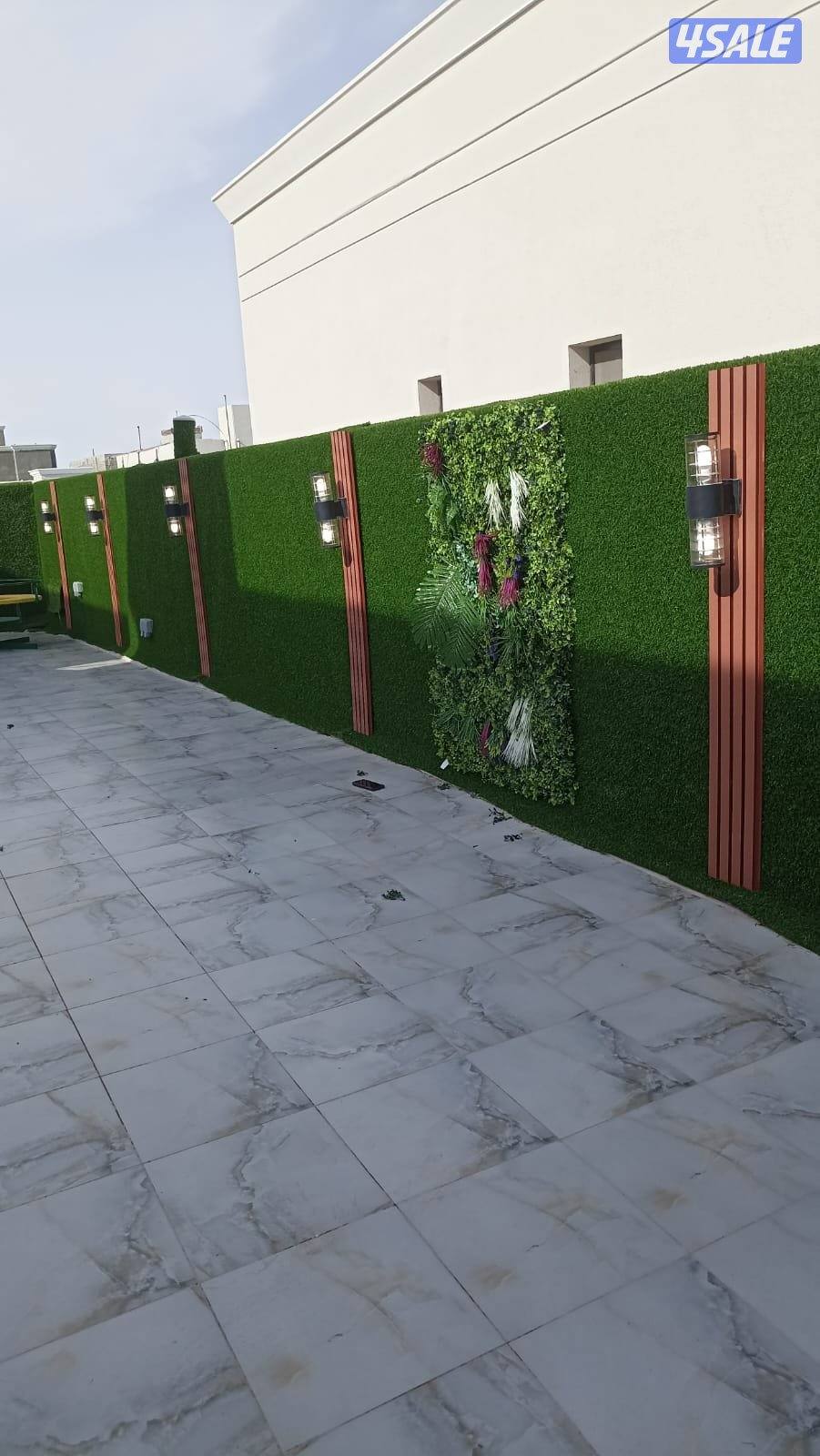 ابو أحمد  لتنسيق الحدائق الداخلية والخارجية مع بديل الخشب والإضاءة6