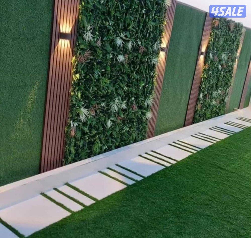 ابو أحمد  لتنسيق الحدائق الداخلية والخارجية مع بديل الخشب والإضاءة8