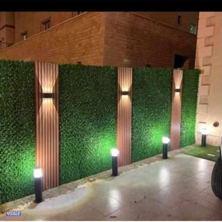 ابو أحمد  لتنسيق الحدائق الداخلية والخارجية مع بديل الخشب والإضاءة11