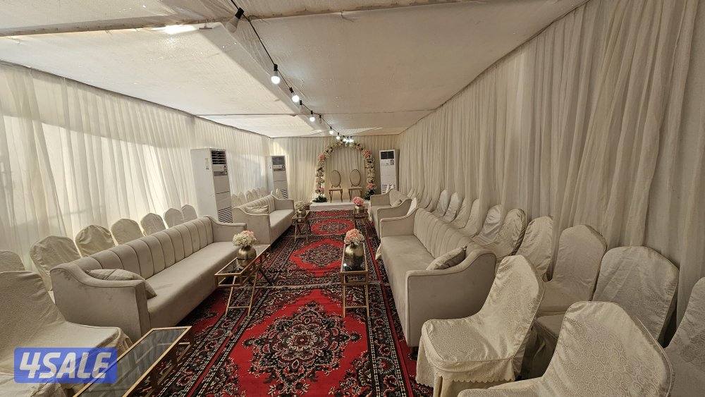 تأجير كراسي عزا و خيمة مكيفات دفات بركن ضيافة رجال و نساء تسكير افوايت12