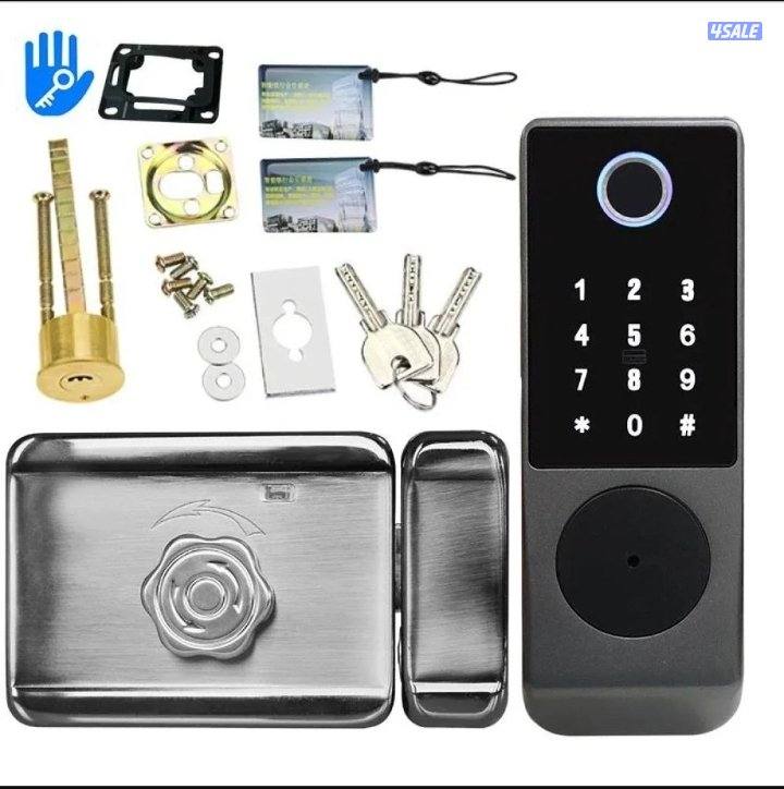 اقفال #ذكيه #تركيب #برمجه أضافت كرت وبصمة #قفل_ذكي #اقفال #ذكية2