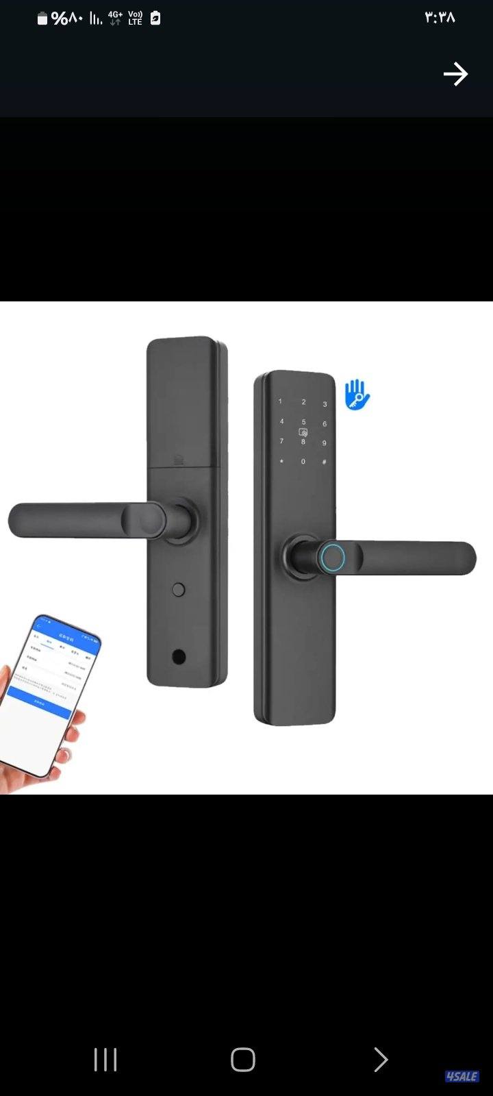 اقفال #ذكيه #تركيب #برمجه أضافت كرت وبصمة #قفل_ذكي #اقفال #ذكية3