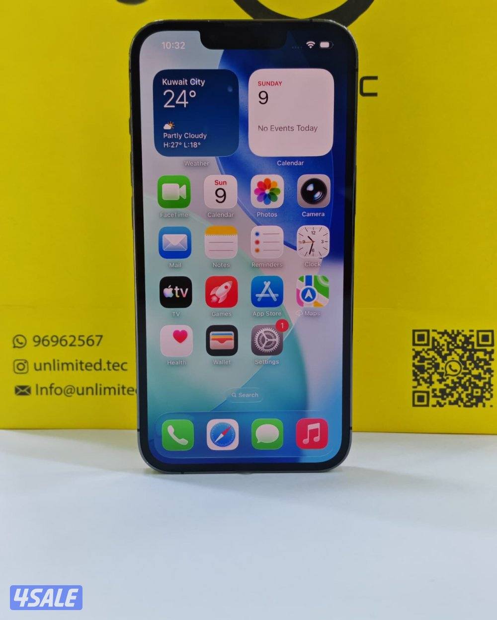 ايفون 13 برو 128 جيجا رمادي iPhone 13 Pro 128GB Gray Used like new11