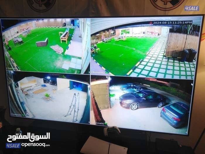 اقوي عرض4كاميرات60دينار2ميجا مع جهازdvrهارد1تيرا مع التركيب1