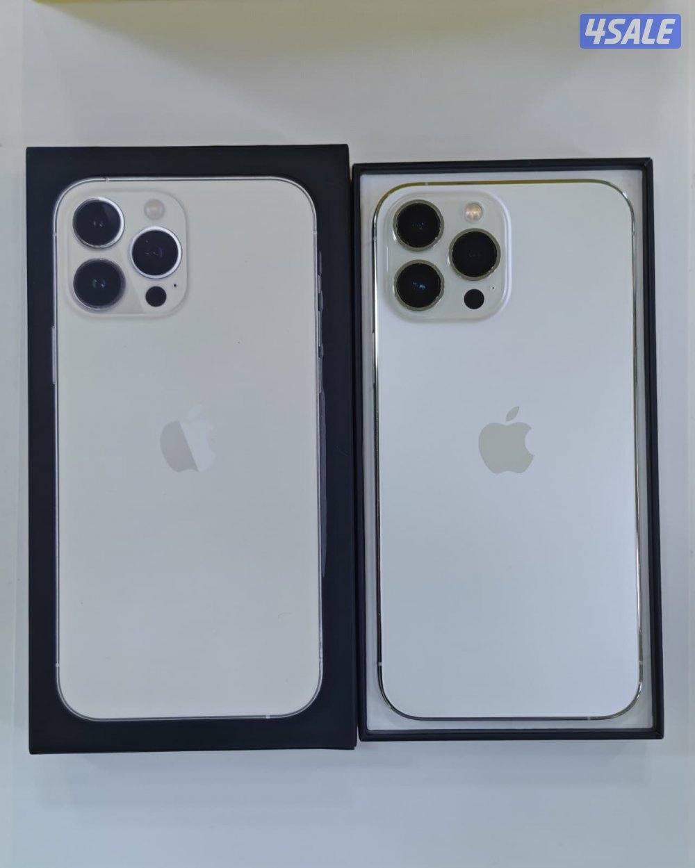 ايفون 13 برو ماكس 1 تيرا فضي iPhone 13 Pro Max 1TB Silver Used like ne1