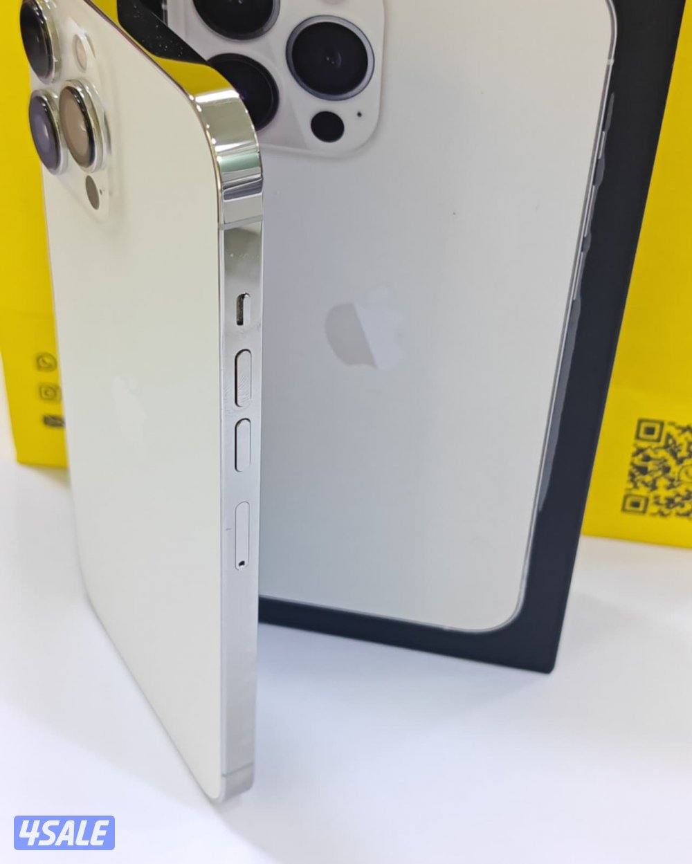 ايفون 13 برو ماكس 1 تيرا فضي iPhone 13 Pro Max 1TB Silver Used like ne9