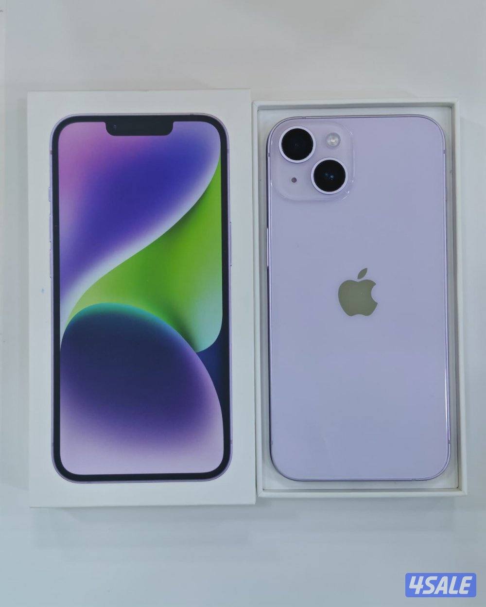 ايفون 14 128 جيجا بنفسجي iPhone 14 128GB Purple Used like new0