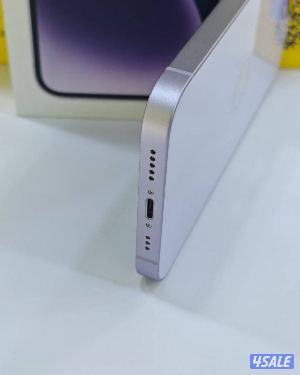 ايفون 14 128 جيجا بنفسجي iPhone 14 128GB Purple Used like new2