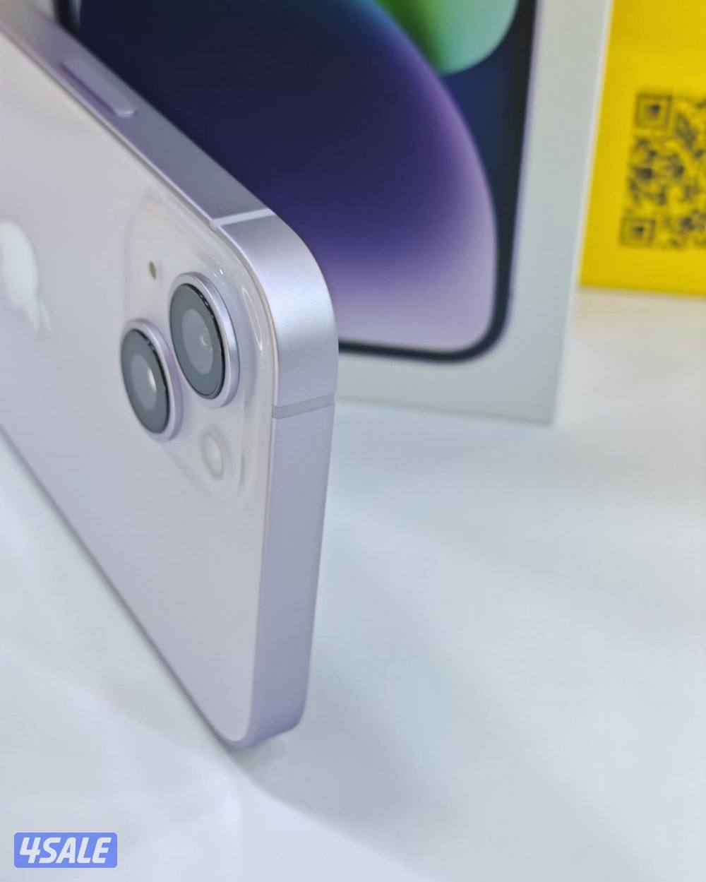 ايفون 14 128 جيجا بنفسجي iPhone 14 128GB Purple Used like new3