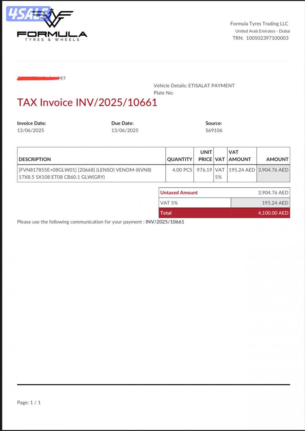 للبيع رنقات لينزو اصلية خمس براغي1