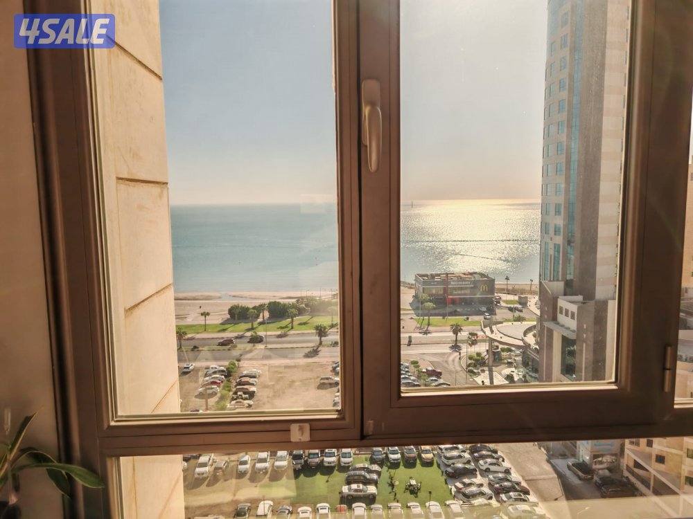 شقة في السالمية للايجار غرفة واحدة، قطعة ٣ مطلة عالبحر1