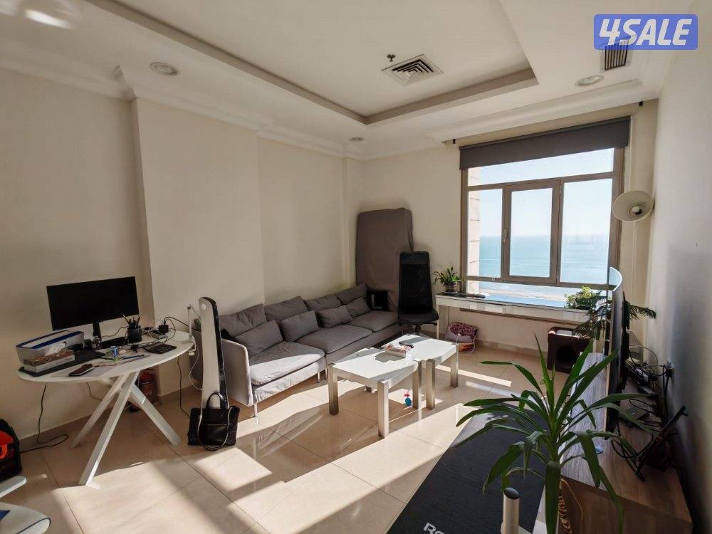 شقة في السالمية للايجار غرفة واحدة، قطعة ٣ مطلة عالبحر0