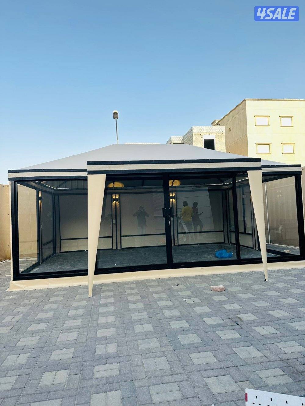 Kuwait tent making10