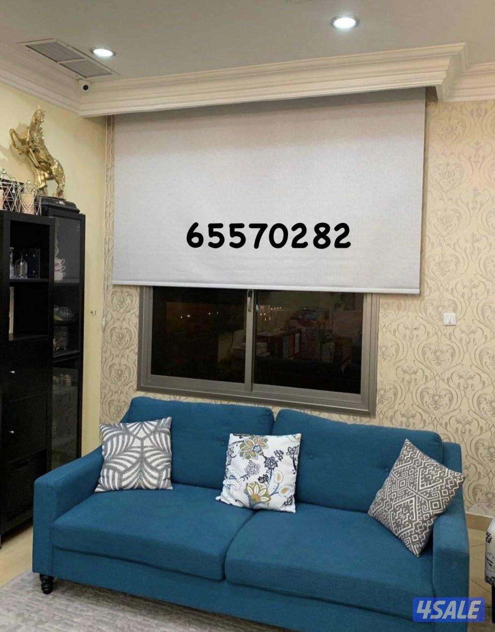 تفصيل و تركيب ستائر رول و خام ب افضل سعر7