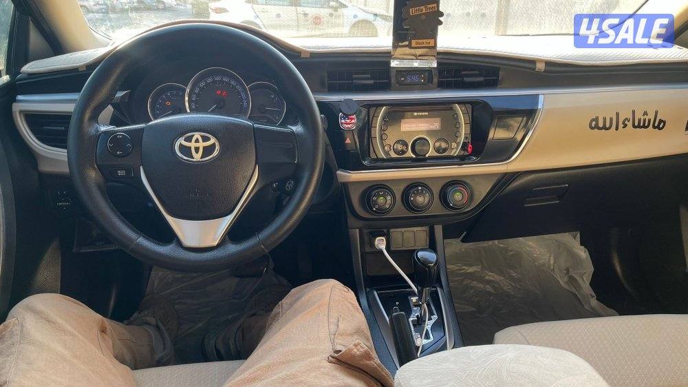 ‏تويوتا كورلا ٢٠١٤ شرط الفحص نظيفة جدا دينار واحد ما تقطع عليه6
