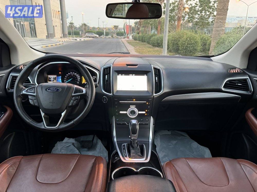 فورد ايدج تيتانيوم موديل 2017 صبغ الوكاله بحاله الوكاله8