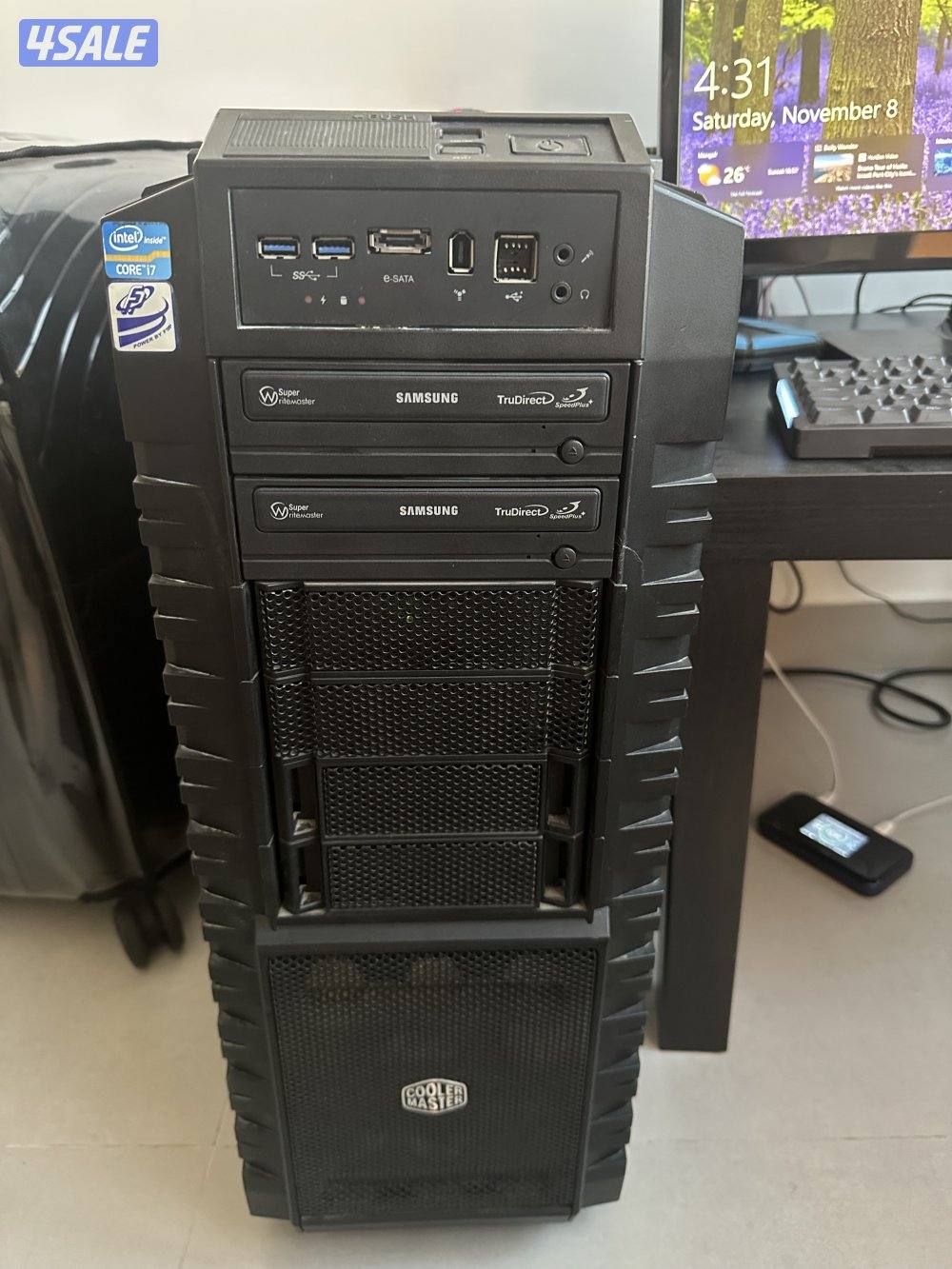 جهاز العاب + شاشة + كيبورد + ملحقات اضافية5