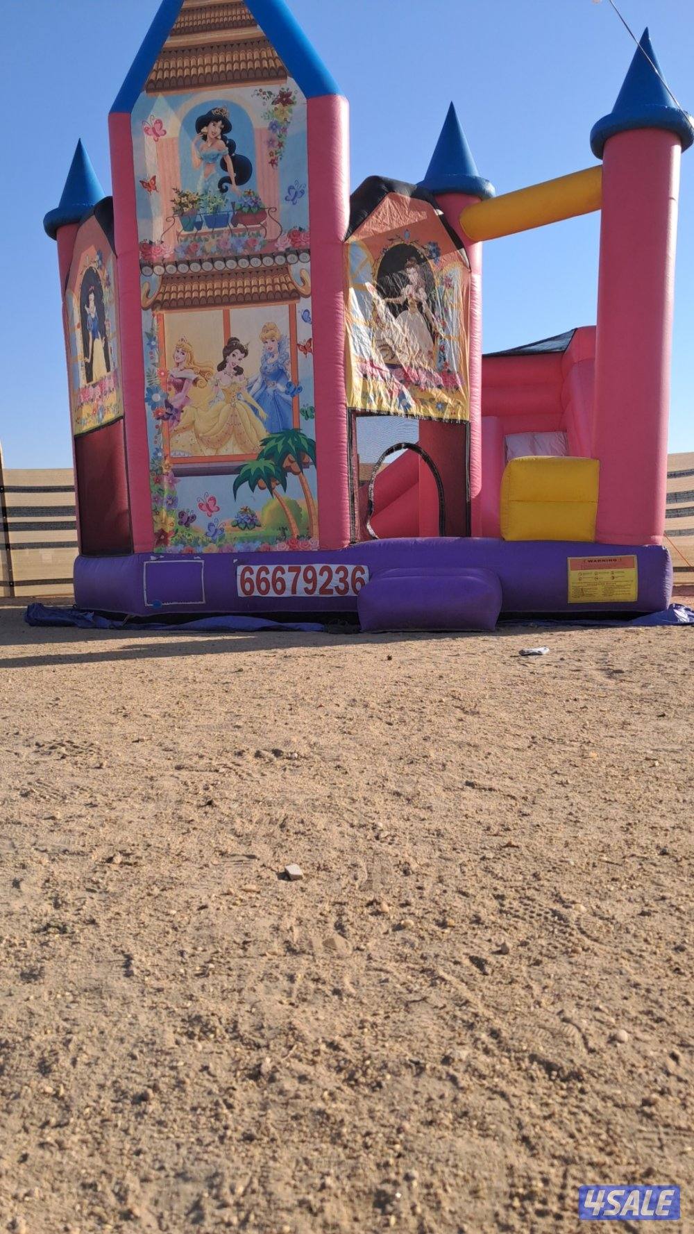 للأيجار نطاطيات .. احجام مختلفه وأسعار ممتازه .. 
يوجد عروض 🎪🎪
( توص1