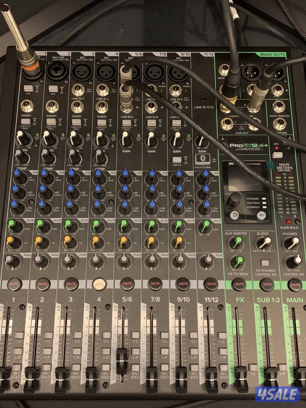 مكسر صوت احترافي فيه بلوتوث مستعمل مع مايك احترافي فانتوم باور5