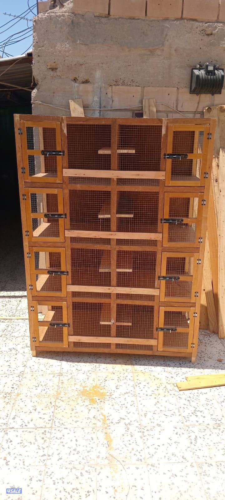بيع وتفصال خانات وارفف وحظانات للحمام والدجاج شي مرتب وخشب قوي9