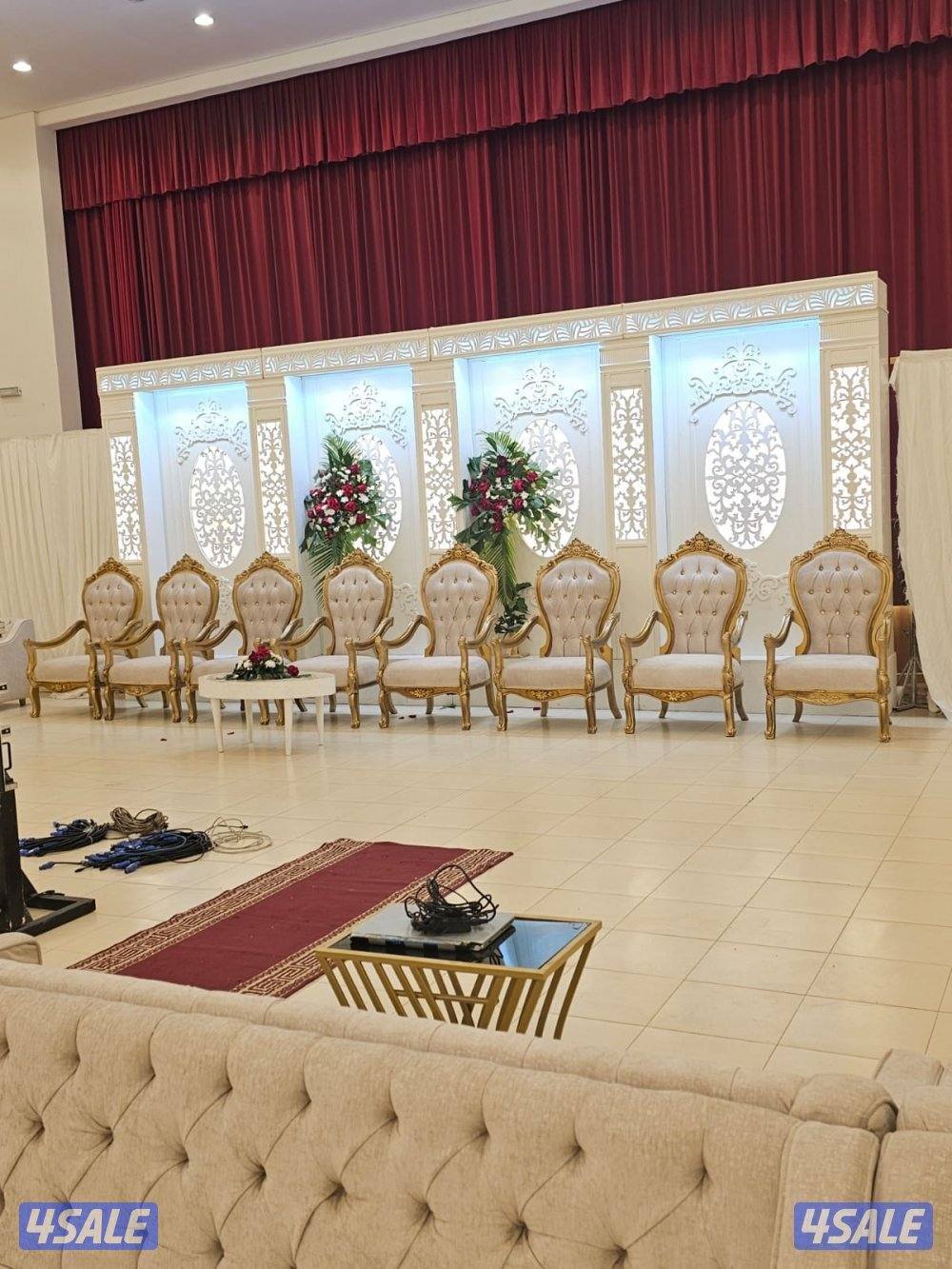 تأجير جميع مستلزمات الأفراح والمناسبات باقل الأسعار5