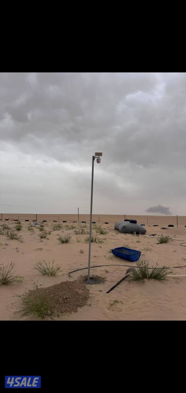 كاميرا طاقه شمسيه متحركه بجميع الاتجاهات صوت وصوره سبيكرمايك سنسر حركه3