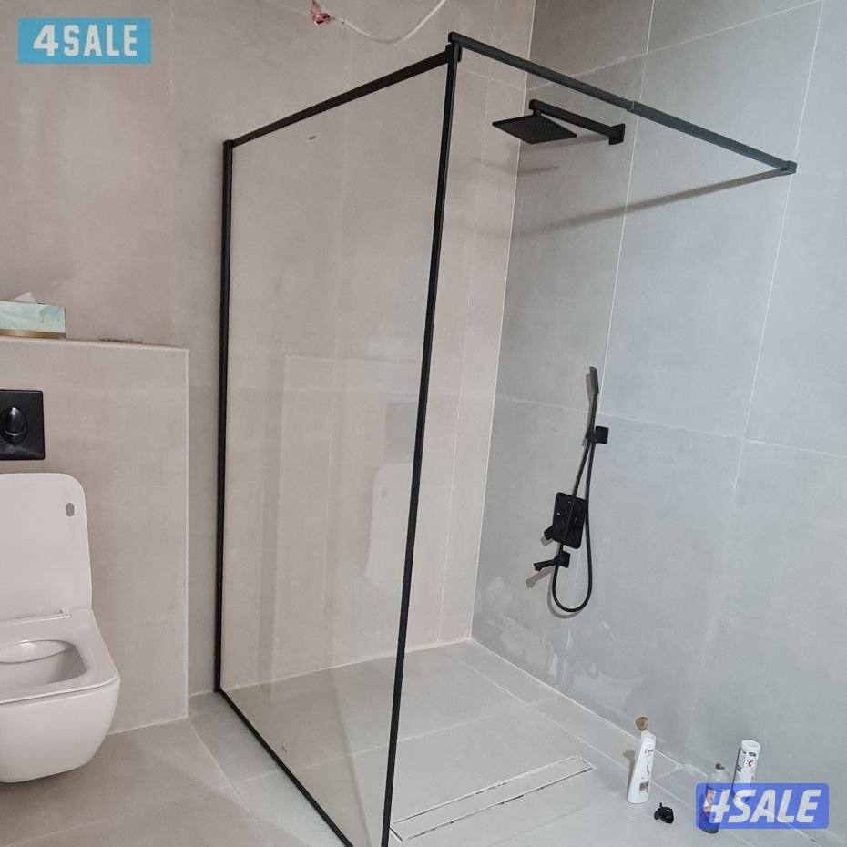 glass door shower box partition aluminium Doors windows shatr glass9