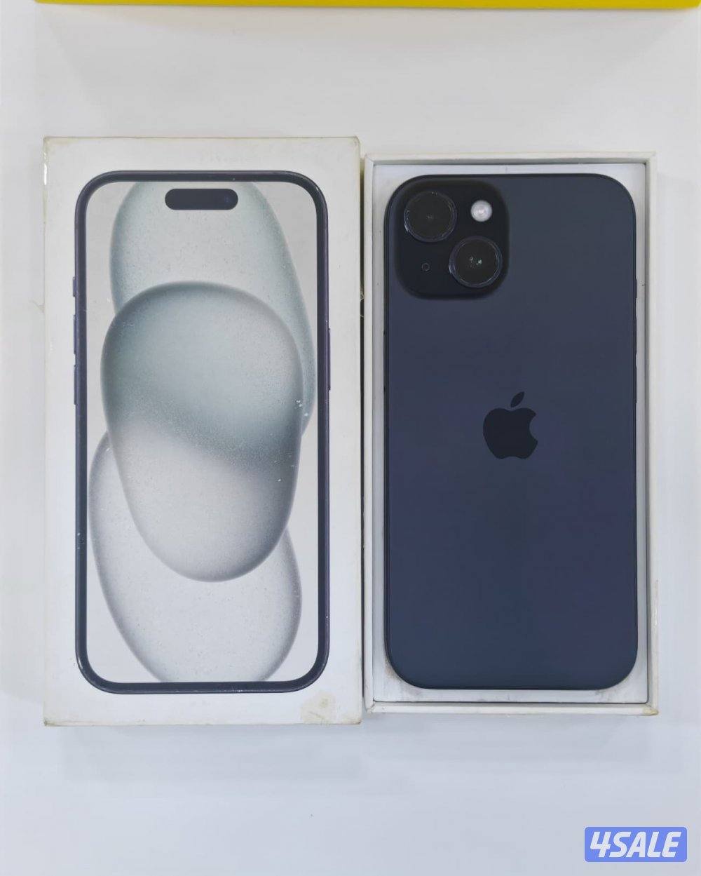 ايفون 15 128 جيجا أسود iPhone 15 128GB Black Used like new0