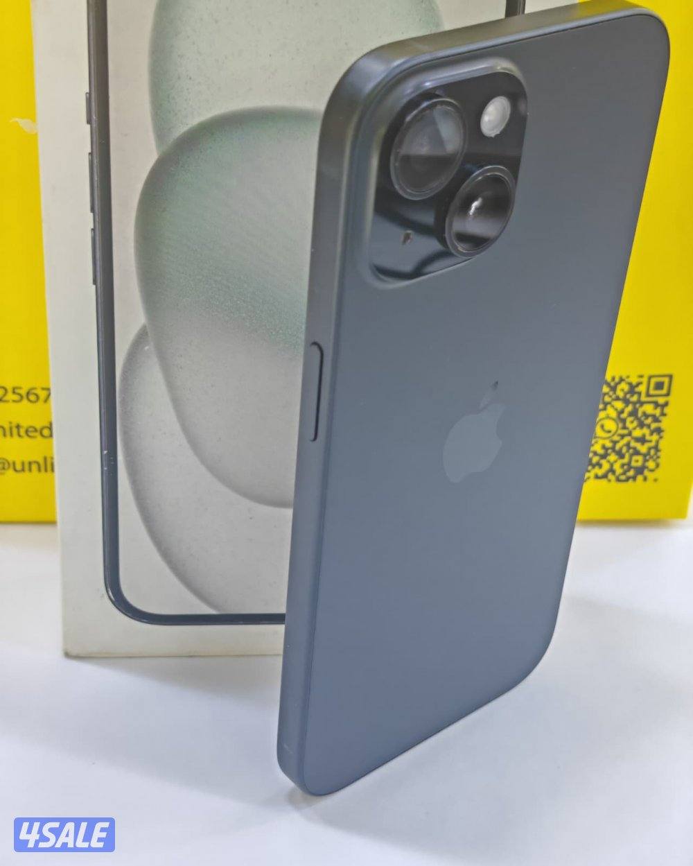 ايفون 15 128 جيجا أسود iPhone 15 128GB Black Used like new5