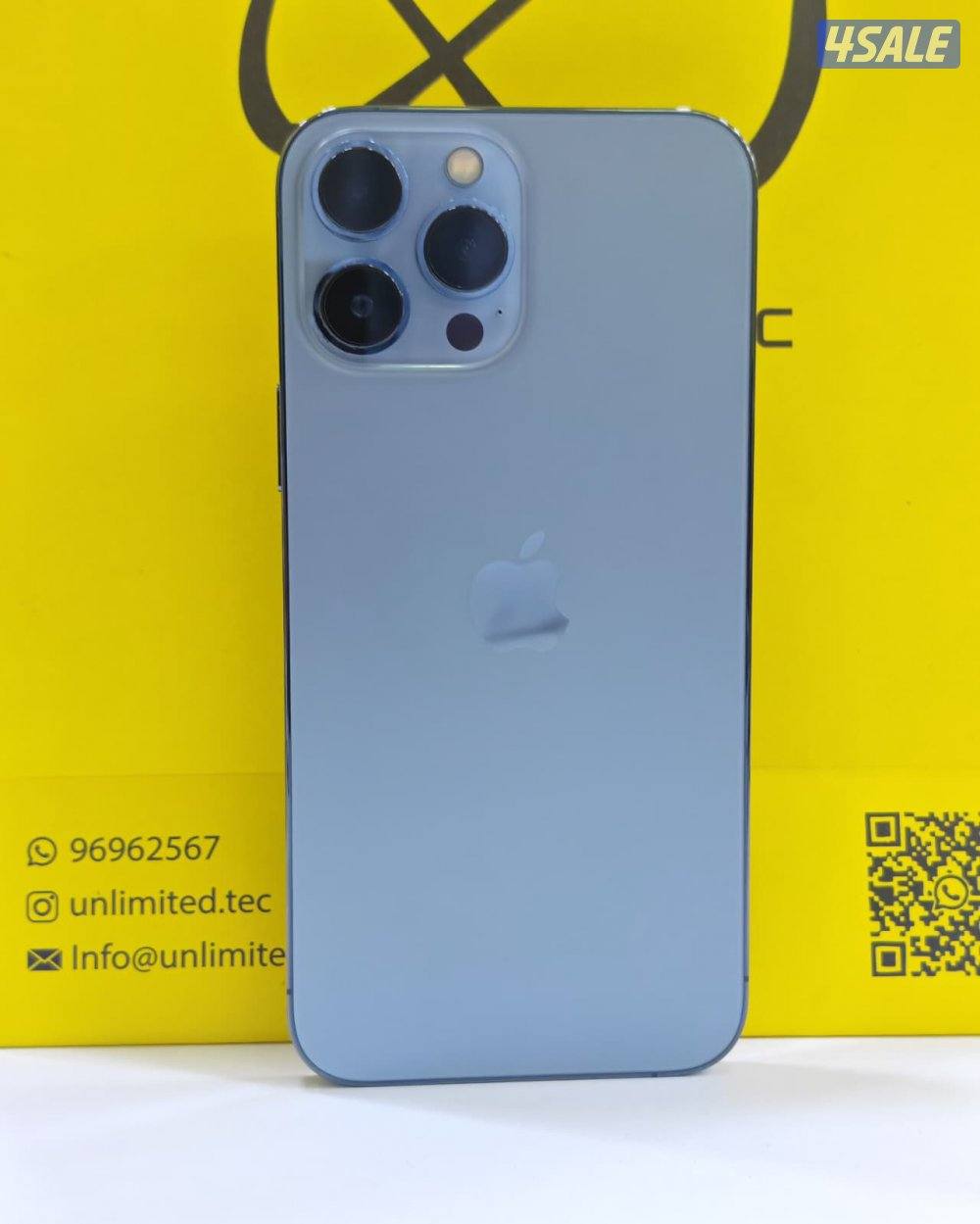 ايفون 13 برو ماكس 256 جيجا iPhone 13 Pro Max 256GB Blue Used like new6