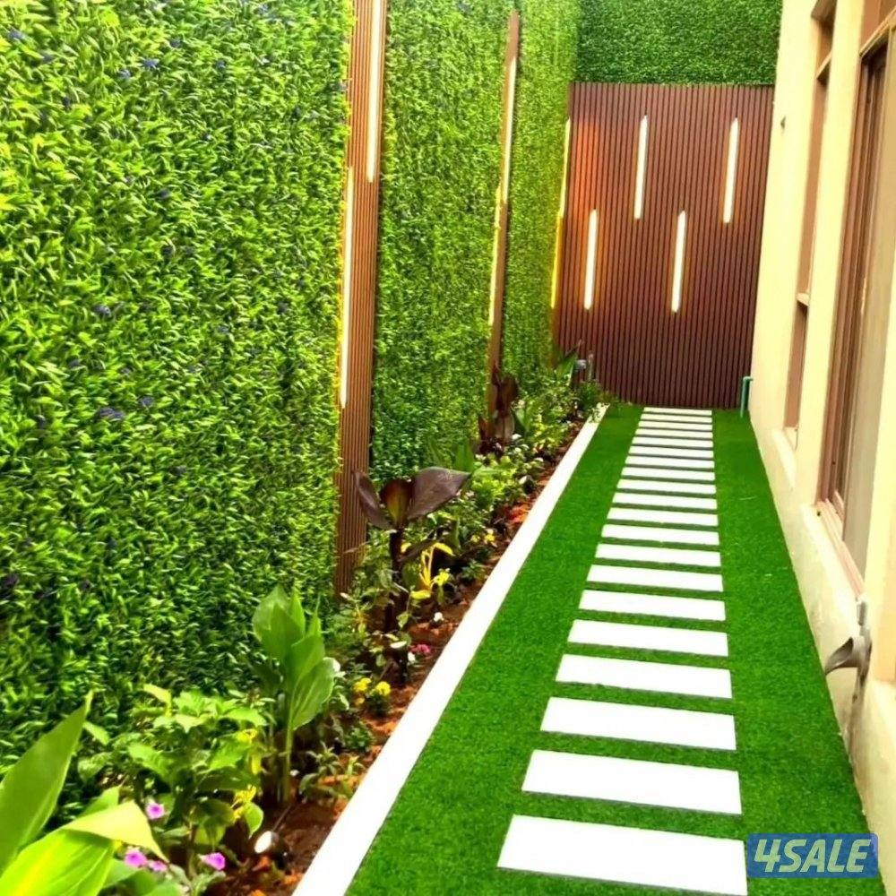 تنسيق االحدايق وتركيب الثيل الصناعي والطبيعي وزراعه الورود4