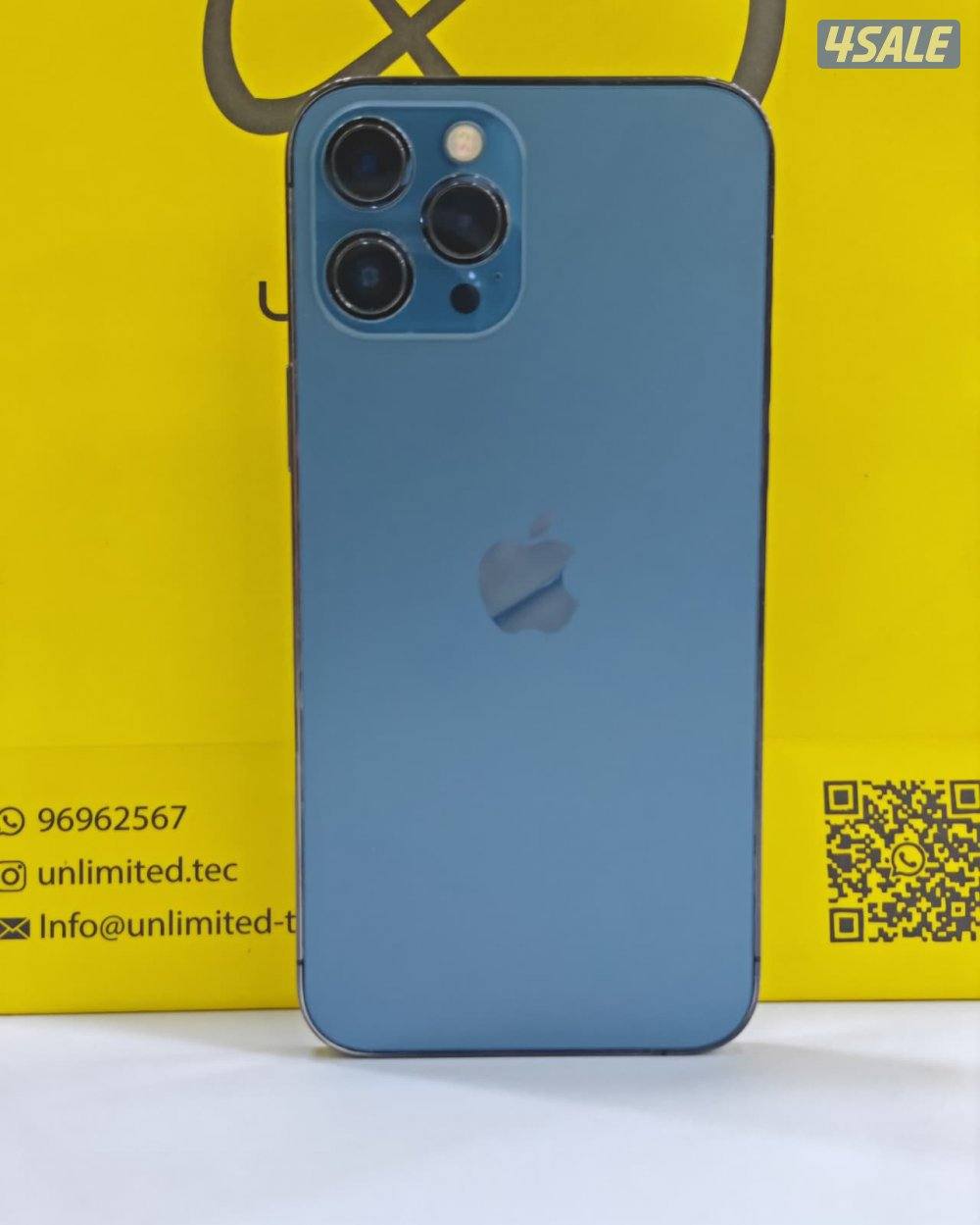 ايفون 12 برو ماكس 256 جيجا iPhone 12 Pro Max 256GB Blue Used like new6