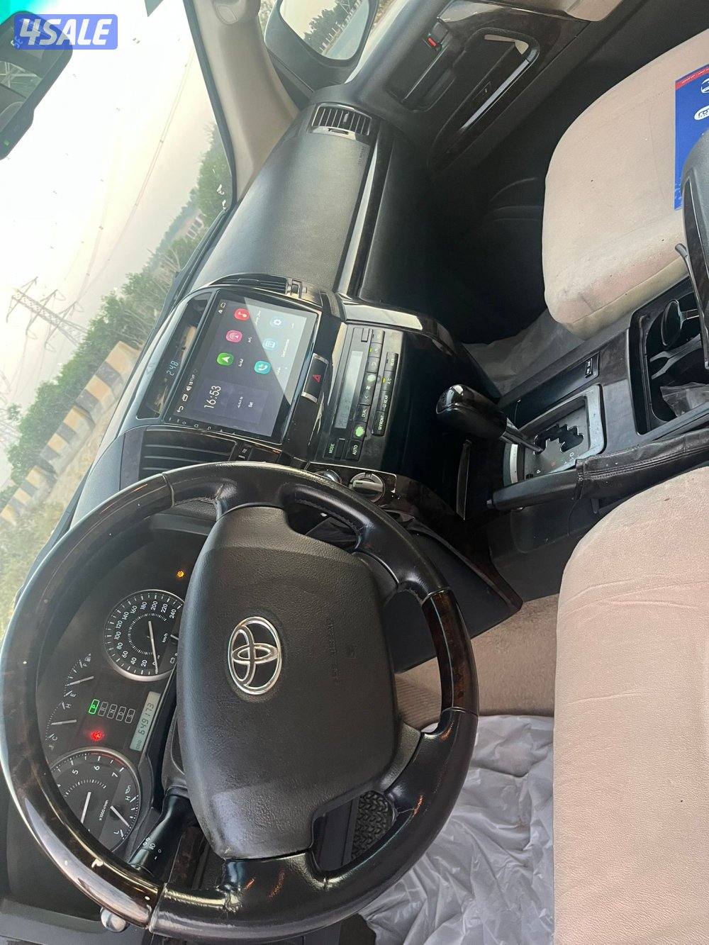 للبيع لاند كروزر ٢٠٠٩ ابيض صدفي ماشي ٦٤٩ الف كامل المواصفات فتحه0