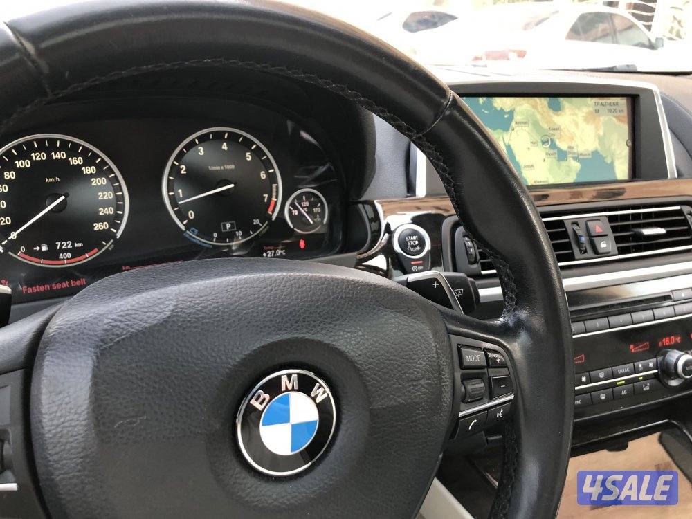 بي ام 640I اعلي فئه كاملة المواصفات عداد109 الف م2015 شرط الفحص10