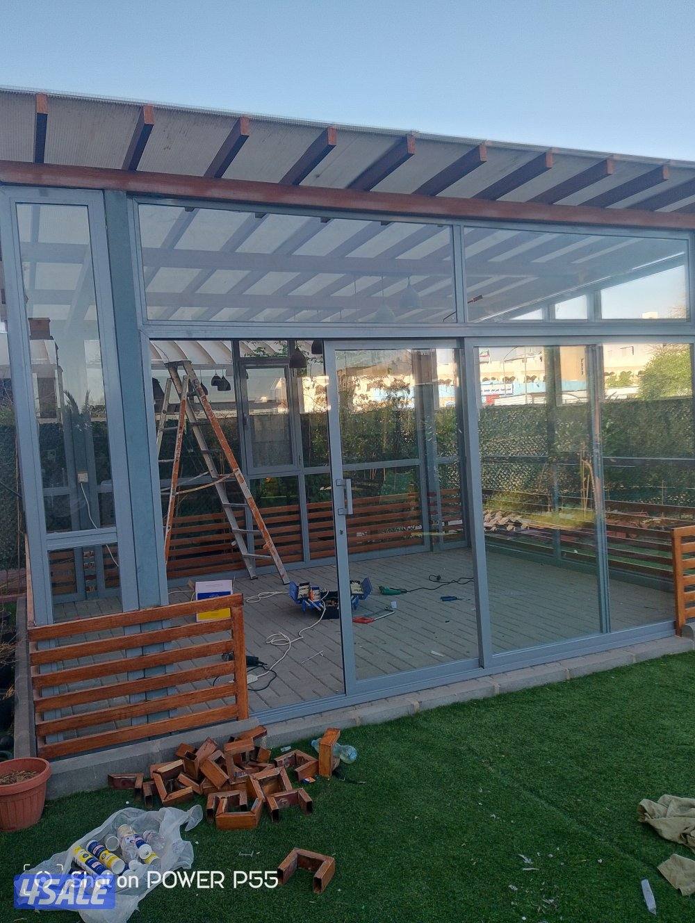 المنیوم ابواب شبابیک مطابخ اسقف دیکور شتر المنیوم جام سکریت شاور بوکس8